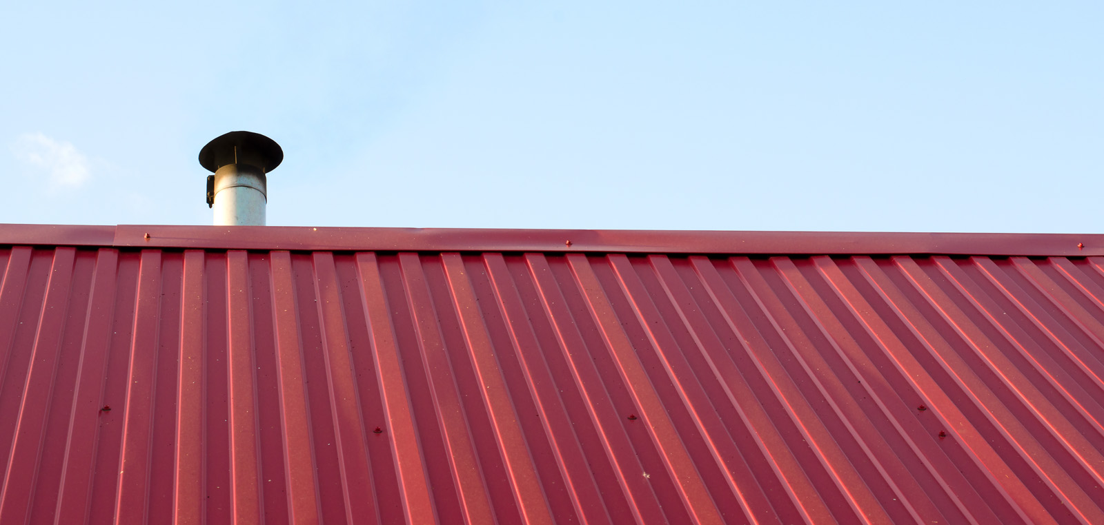 Photo of red metal roof