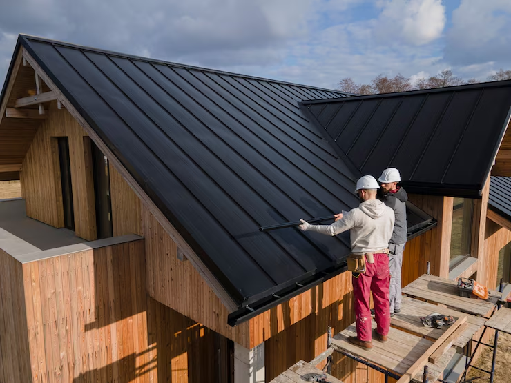 roof coating of house